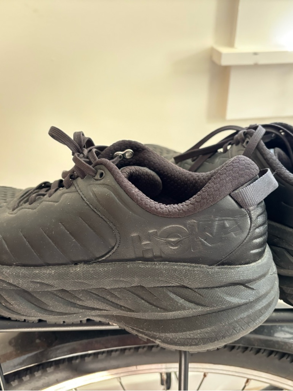 Hoka Black Casual Cushioning Sneakers - Picture 2 of 6